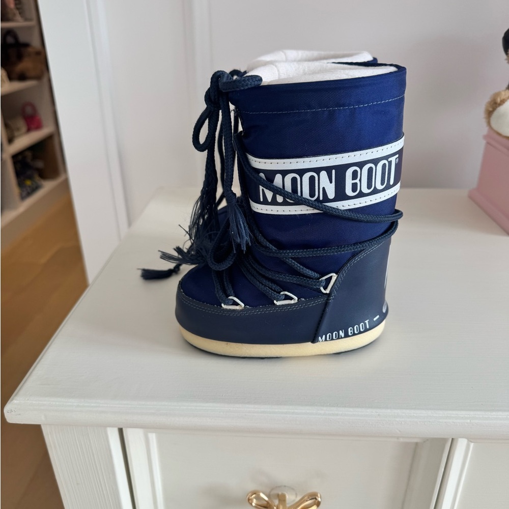 Moon Boot Kids Winter Boots - Deep Blue